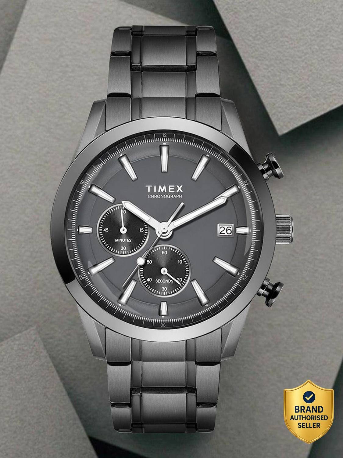 TIMEX Chronograph Grey Dial Analog Watch - Men - Image 1