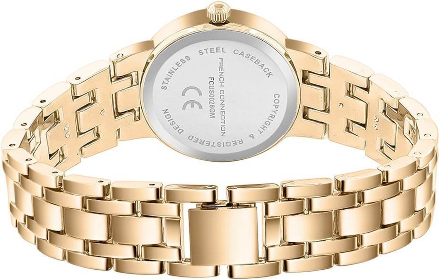 French Connection Silver Round Quartz Analog Watch - Women - Image 5