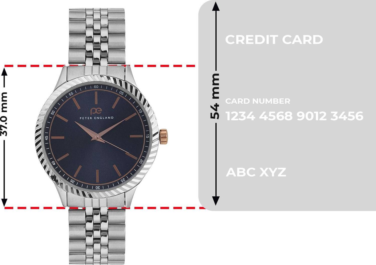 PETER ENGLAND Men's Analog Watch - Image 3