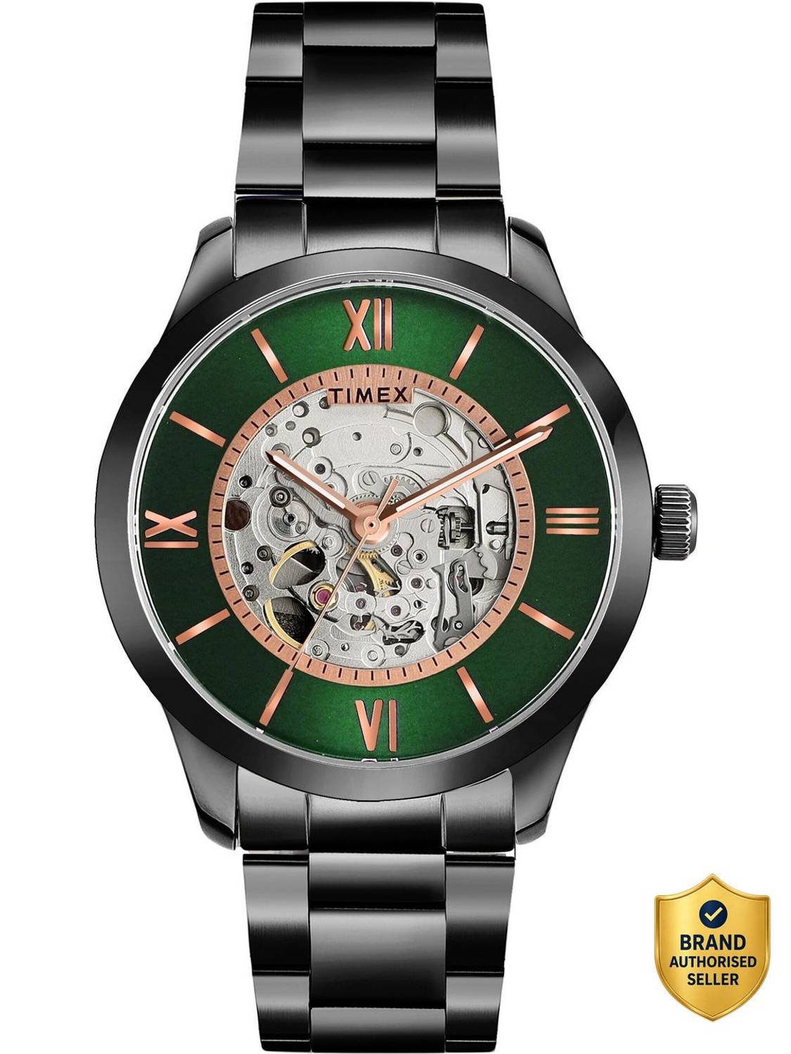 TIMEX Automatic Green Dial Men's Watch