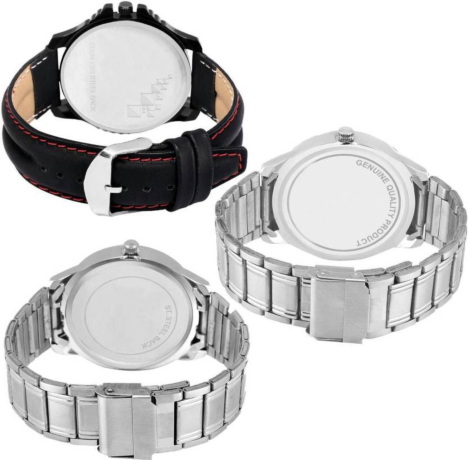 Analog Watch - For Men Special Super Quality Analog Watches Combo Look Like Handsome for Boys and Mens Pack of - 3(436-437-438 - Image 3