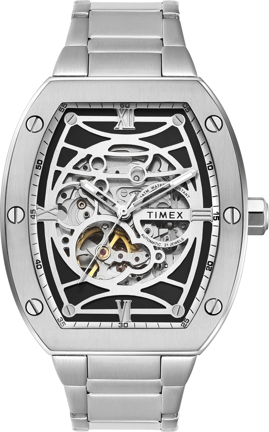 Image of TIMEX Automatic, Silver Dial Analog Watch - For Men