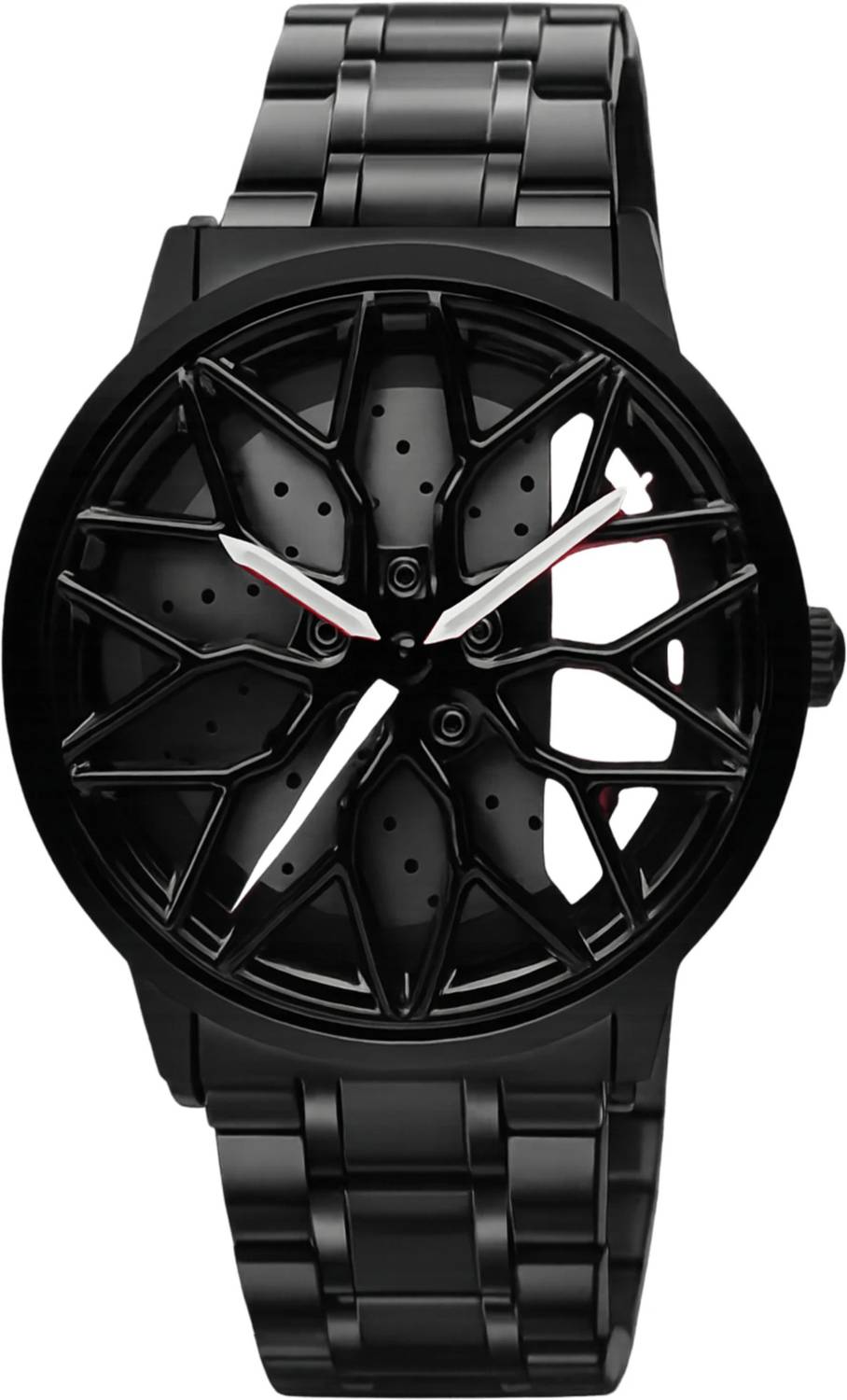 HR'sページ^ ^ KHXR Gyro_Flower_Red_Chain Car wheel watch | Spinning watch