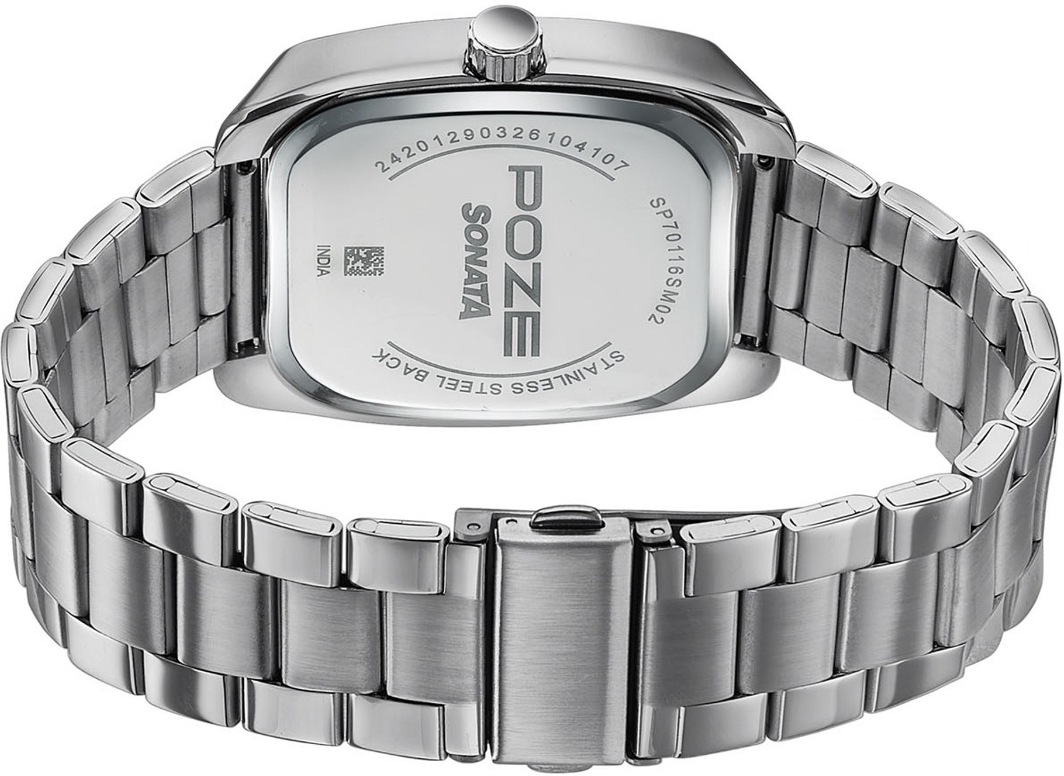 Image of SONATA Poze Drop 9.2 Poze 9 Quartz Tiffany Blue Dial IPS Sheet Metal Strap Analog Watch - For Men