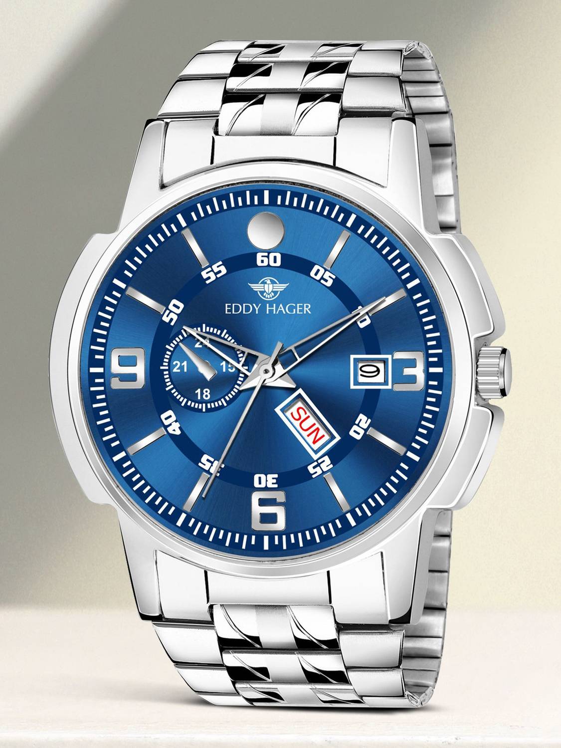 EDDY HAGER 226-BL Blue Men's Watch - Image 1