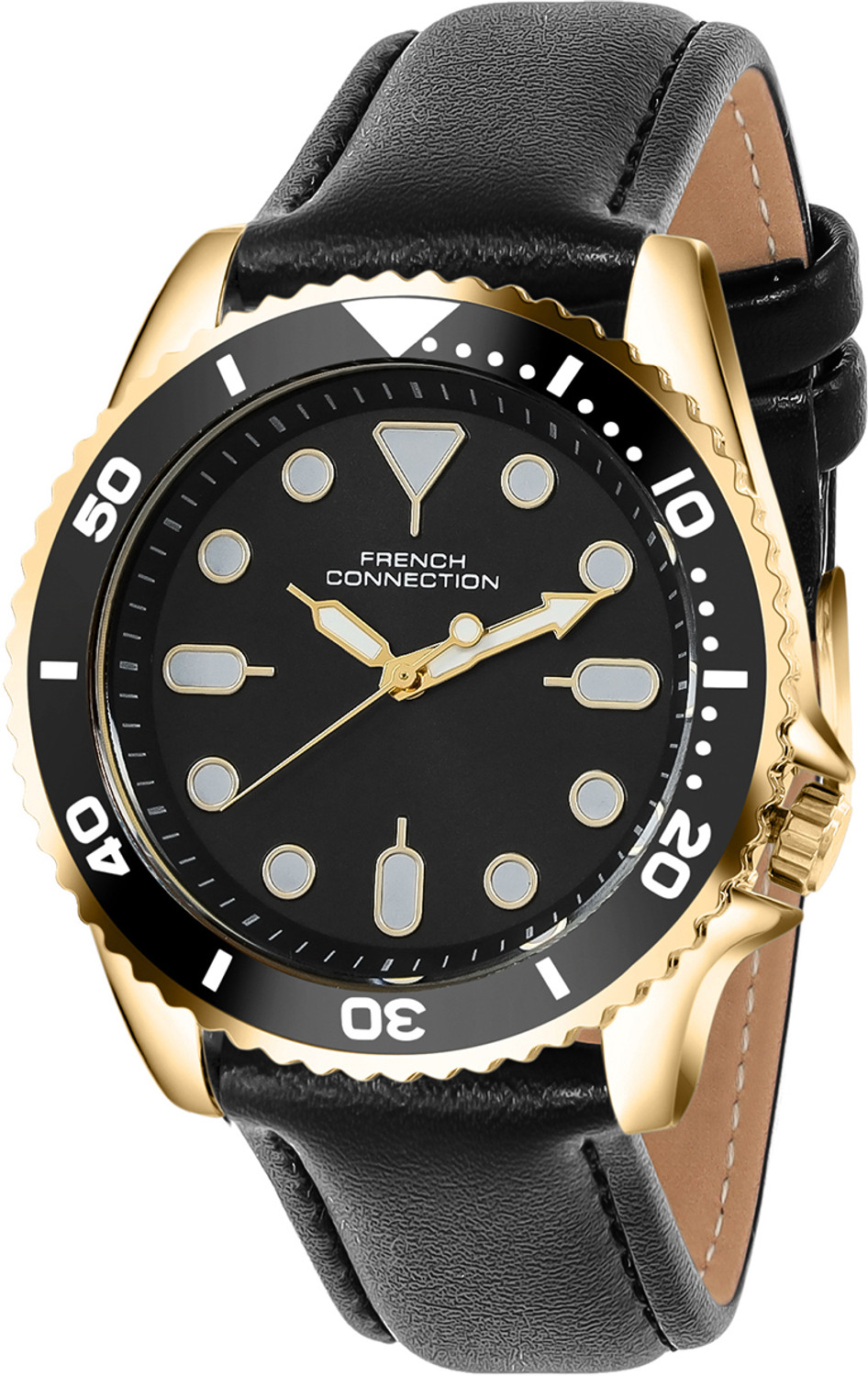 Image of French Connection Stylish Combination of Leather Analog Watch - For Men