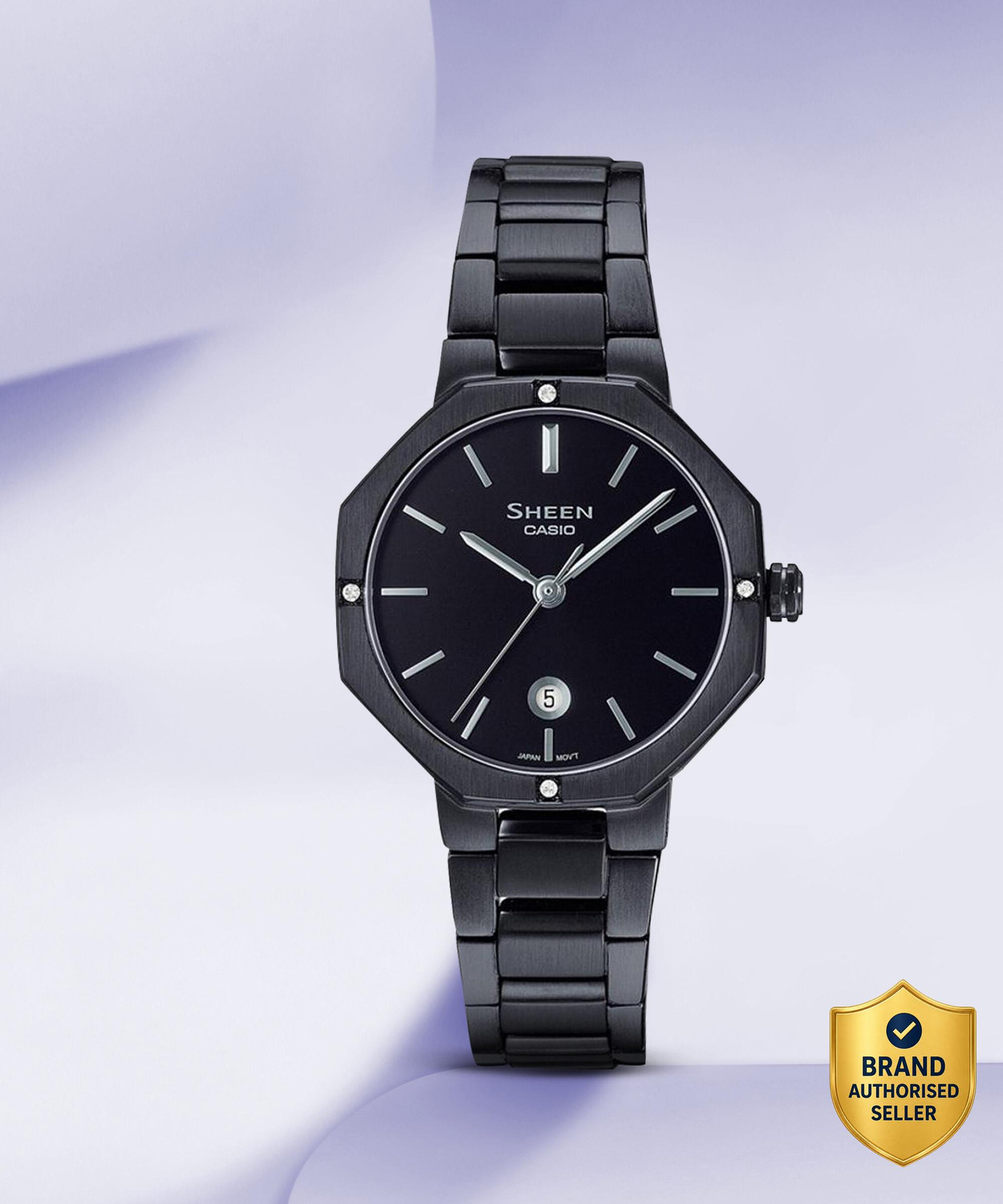 Image of CASIO Sheen Analog Watch - For Women SH243 (SHE-4543BD-1AUDF)