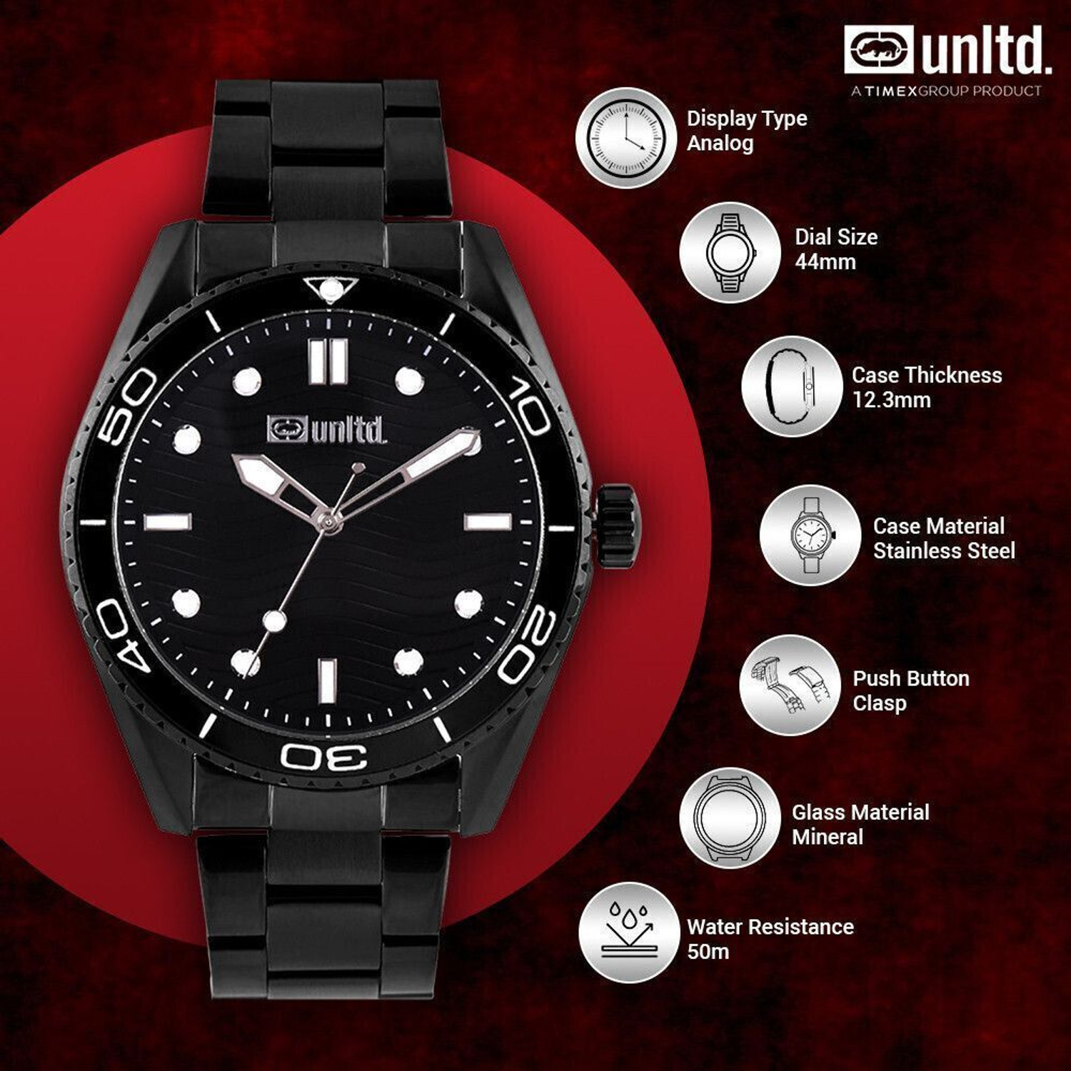 Image of Unltd. by TIMEX Group Analog Watch - For Men UNG070004