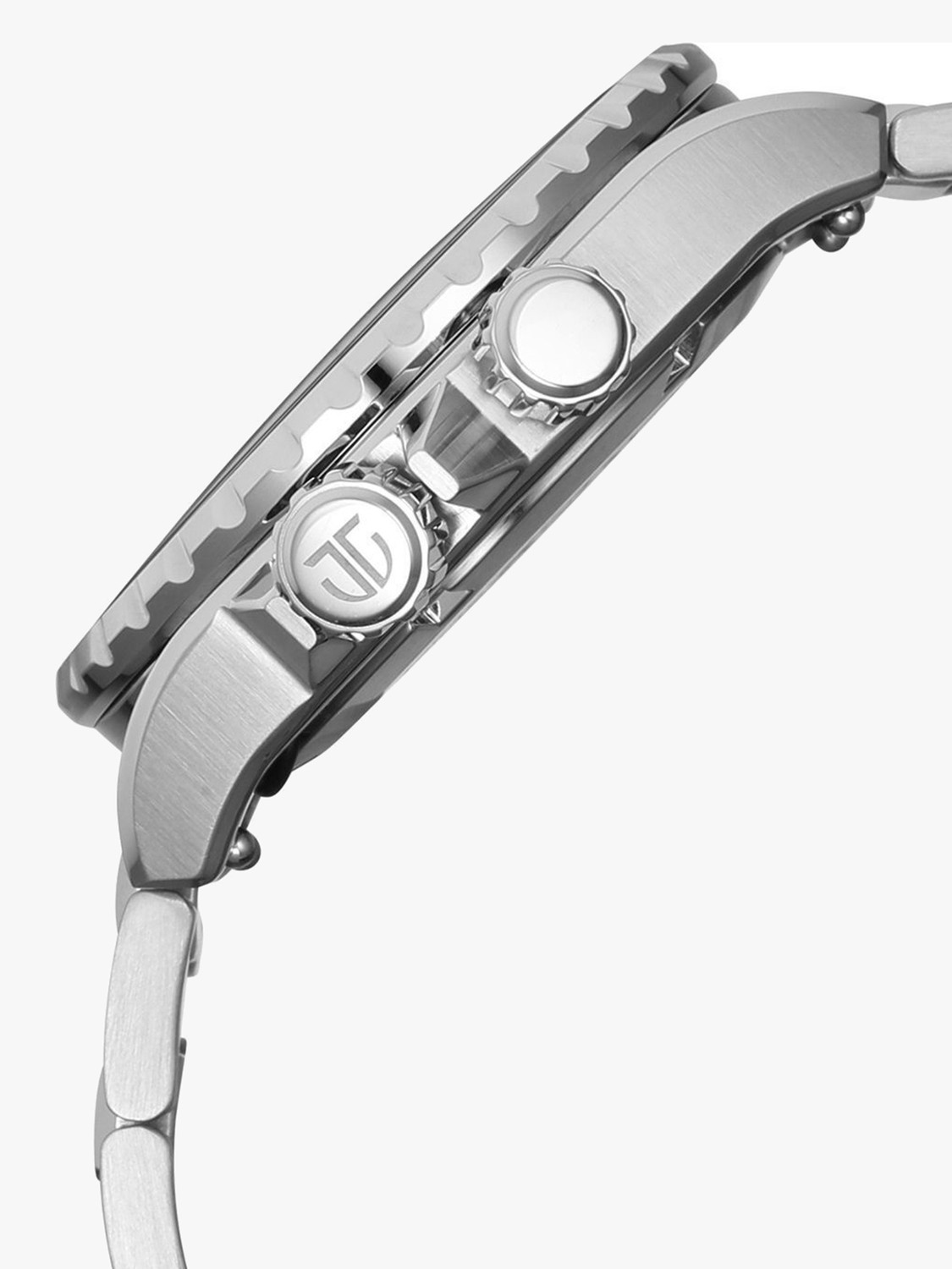 Image of Titan Titan Zero Hour Diver's 200m Titan Zero Hour Diver's 200m Blue Dial Silver Stainless Steel Strap Analog Watch - For Men