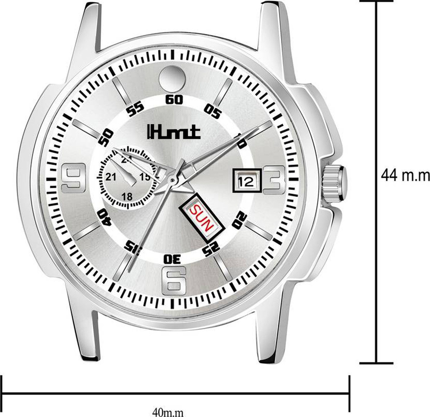 Image of HMT ALEX Day & Date Stainless Steel Chain for Boys Analog Watch - For Men