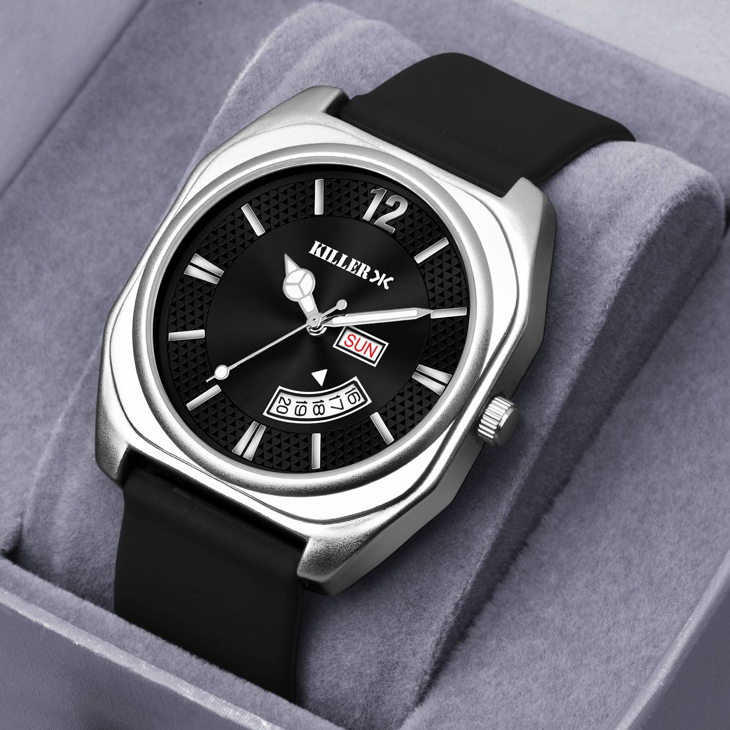 KILLER KL-9201-BLACK Men's Analog Watch - Image 1