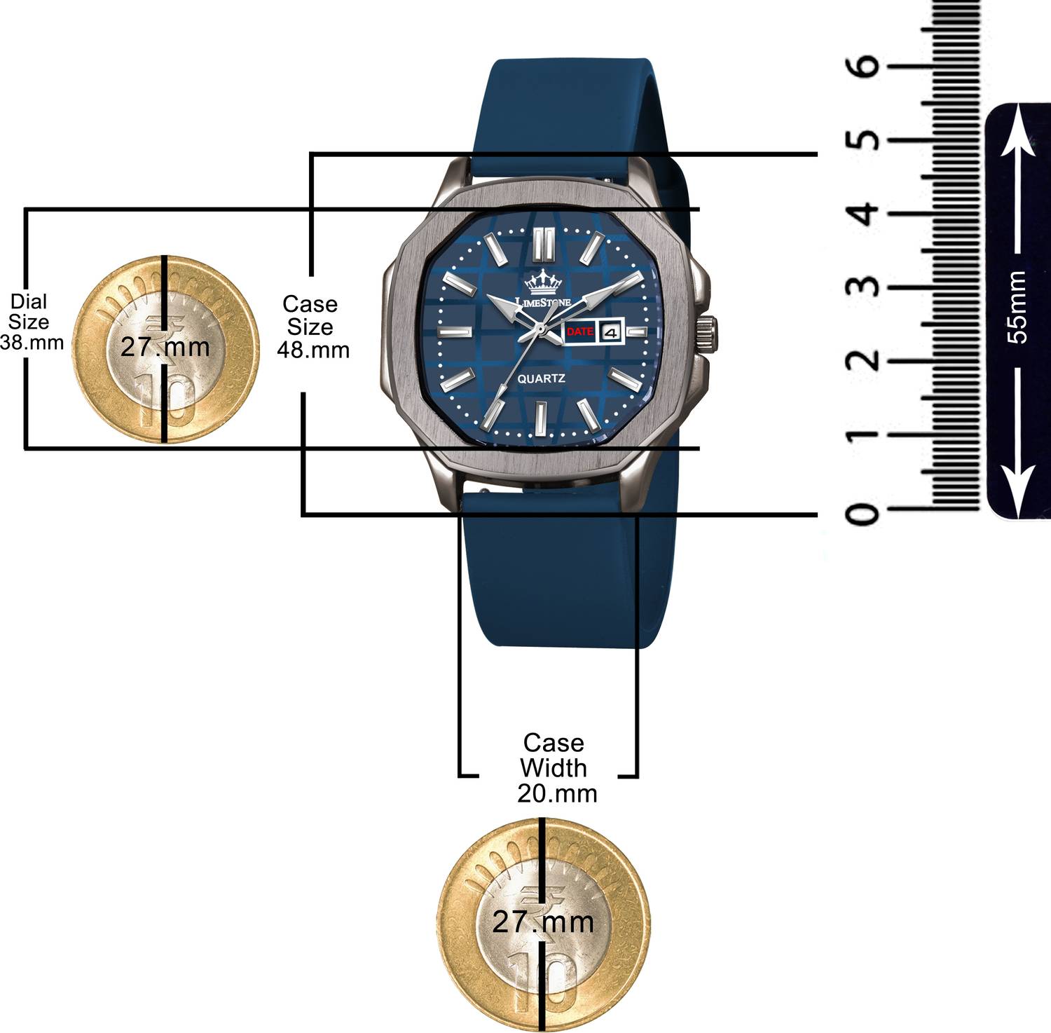 LIMESTONE Men's Analog Watch - Image 4