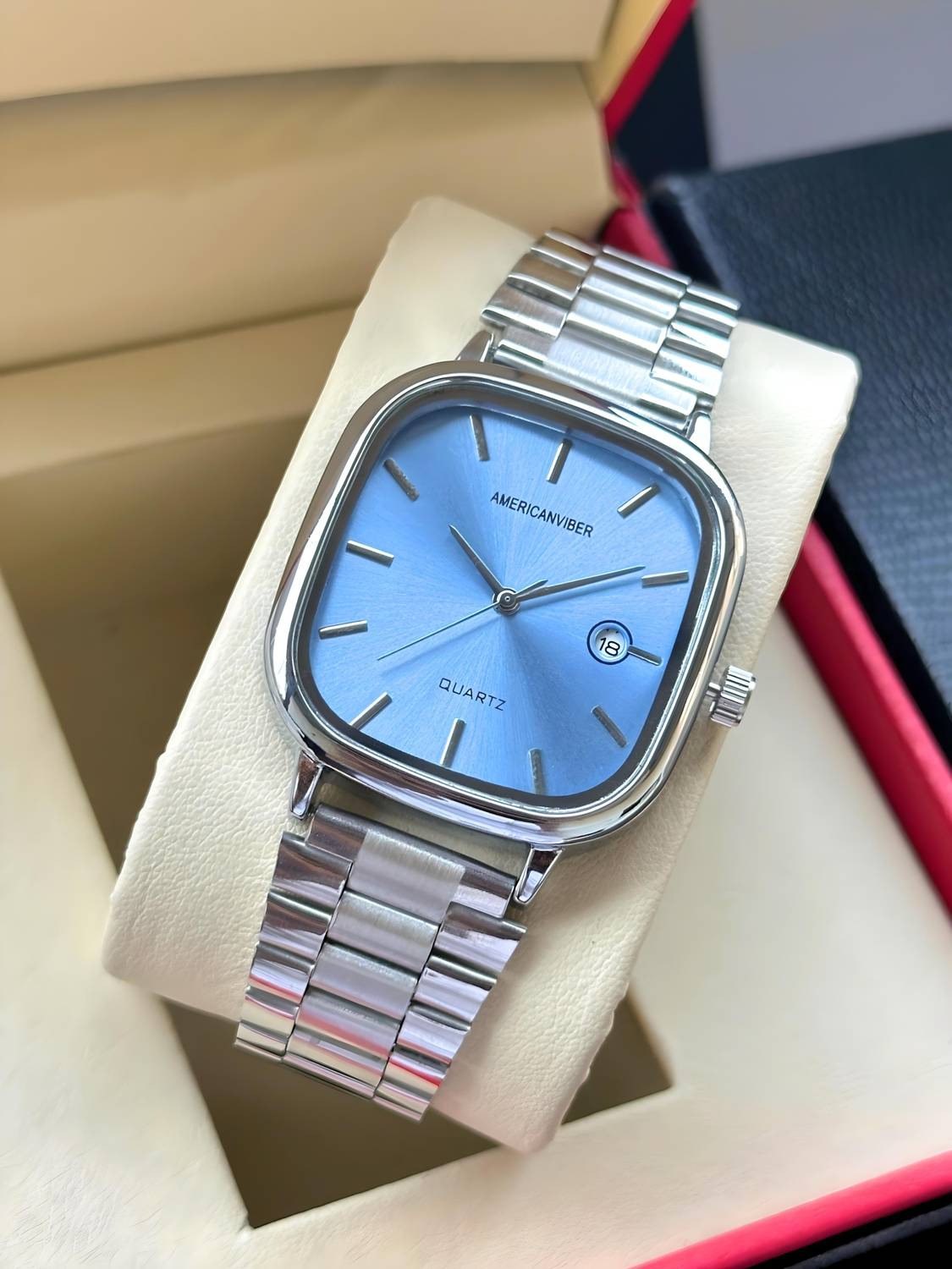 Americanviber AVM0031 Sky Blue Dial Men's Watch - Image 5