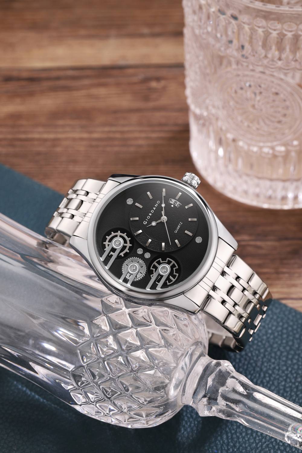 GIORDANO Analog Watch - Black - Image 4