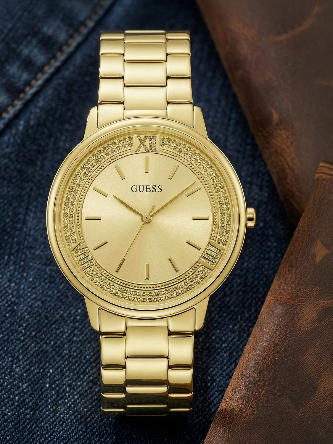 Image of GUESS U1406L2M Analog Watch - For Women