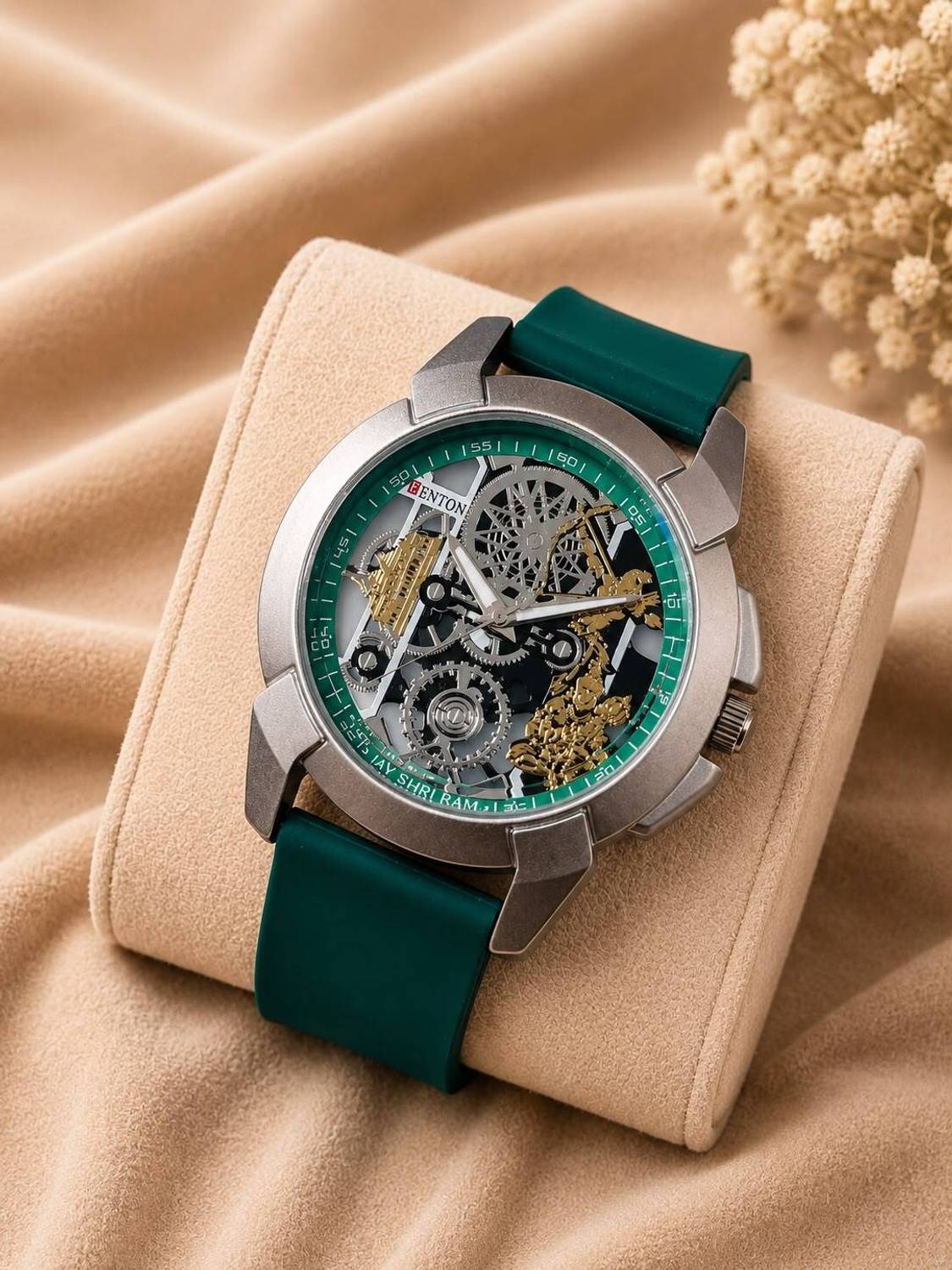 FENTON Fbn-90151 Black Chronograph Watch - Image 1