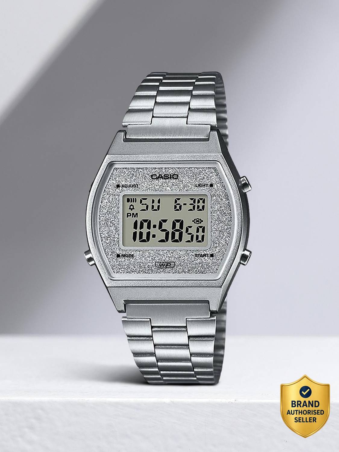 CASIO B640WDG-7DF Vintage Silver Dial Watch