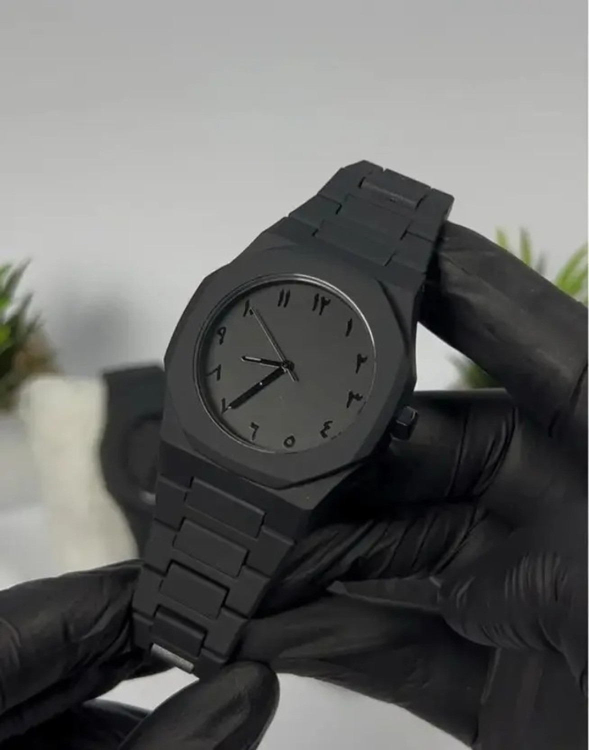 Image of GoldCreation Modern Arabic Numeral Watch with Polycarbonate Band, Octagonal Case, for Men New Analog Watch - For Men & Women