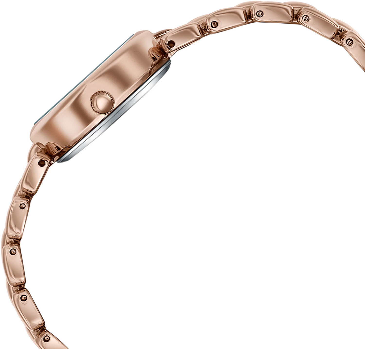 Image of SONATA Poze Drop 9.2 Poze 9 Quartz Pink Dial IPRG Solid Link Strap Analog Watch - For Women
