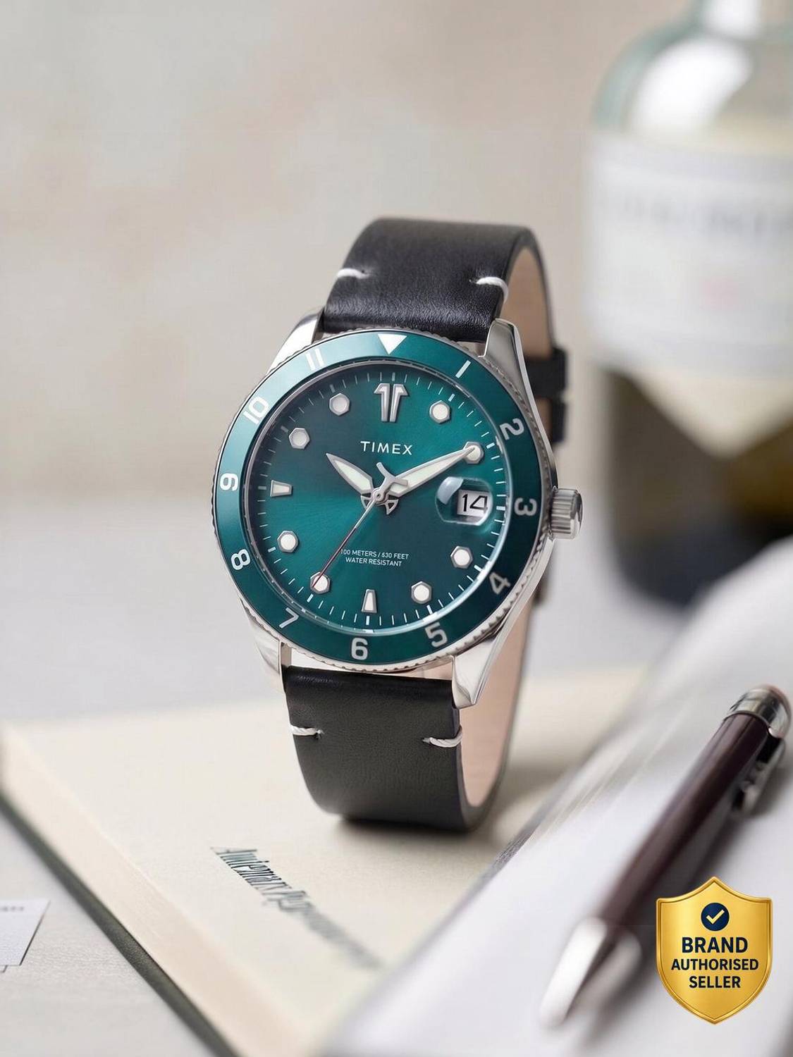 Timex Aqua Blue Dial Analog Watch for Men