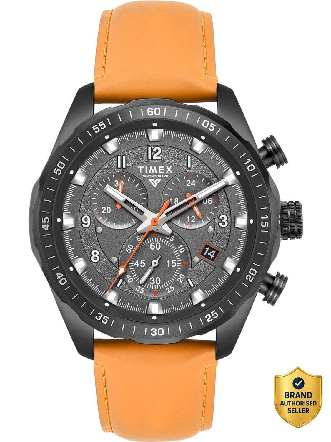 Image of TIMEX Vector Round 45mm Grey Dial Analog Watch - For Men TWEG26002