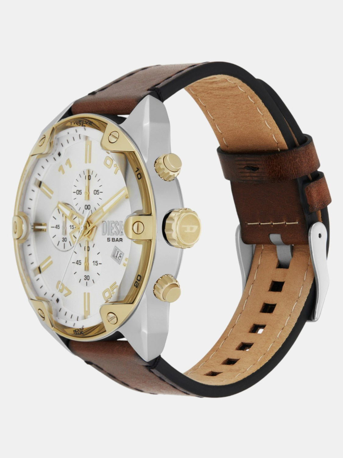Image of DIESEL Spiked Spiked Analog Watch - For Men
