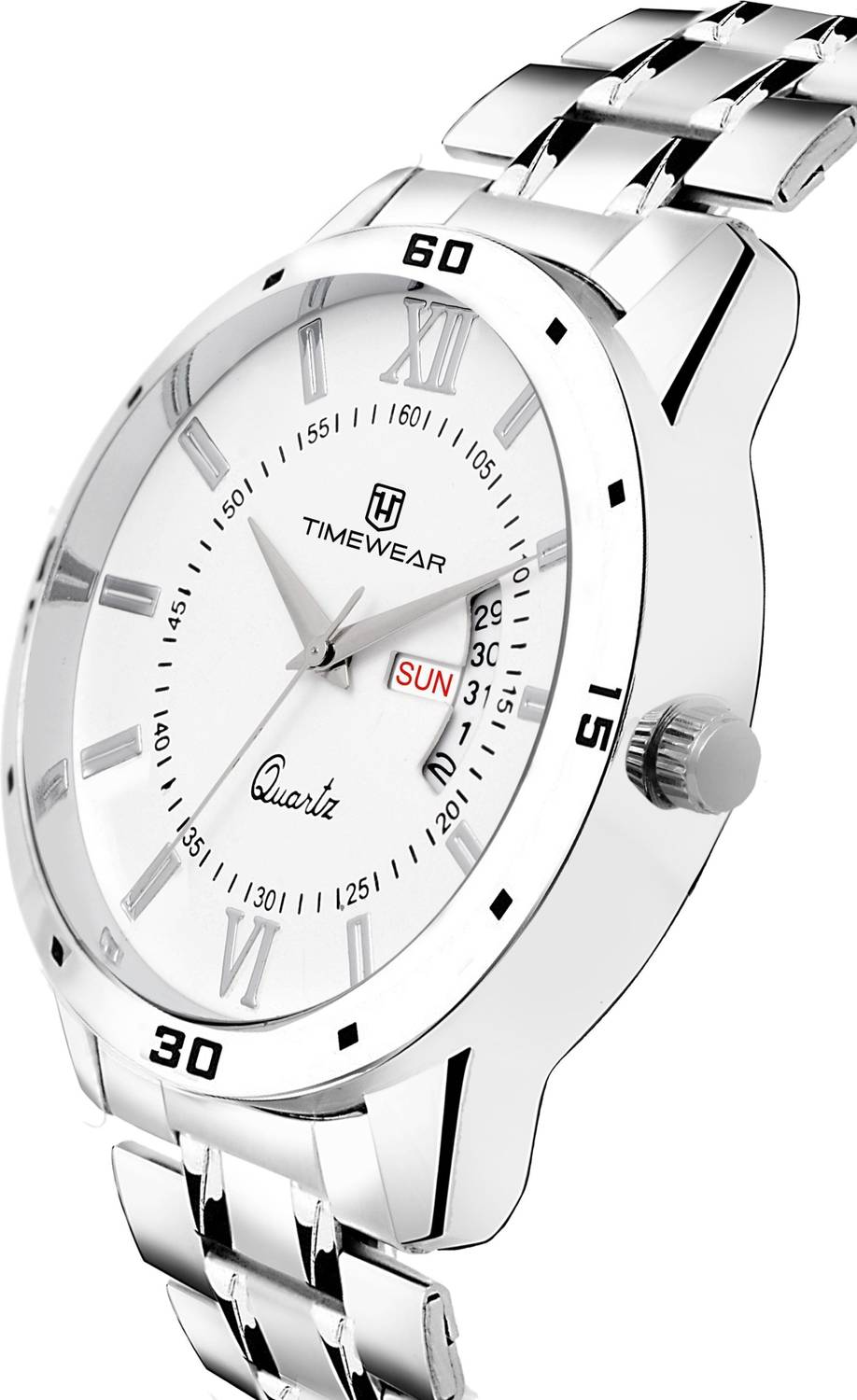 TIMEWEAR 221WDTG Men's Stainless Steel Analog Watch - Image 4
