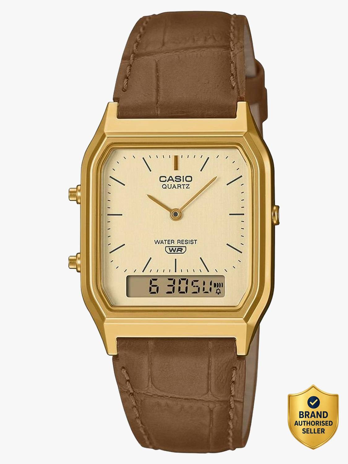 CASIO AQ-230EGL-9ADF Vintage Analog-Digital Watch - Image 1