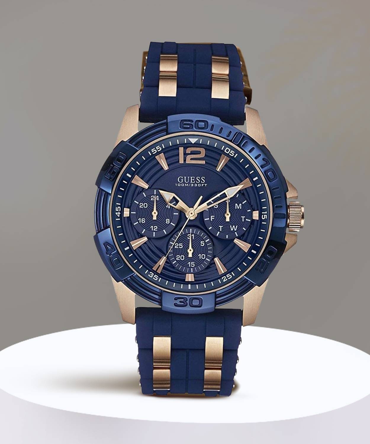 810 ゲス GC W0366G4 オアシス デイデイト ラウンド 腕時計 GUESS 