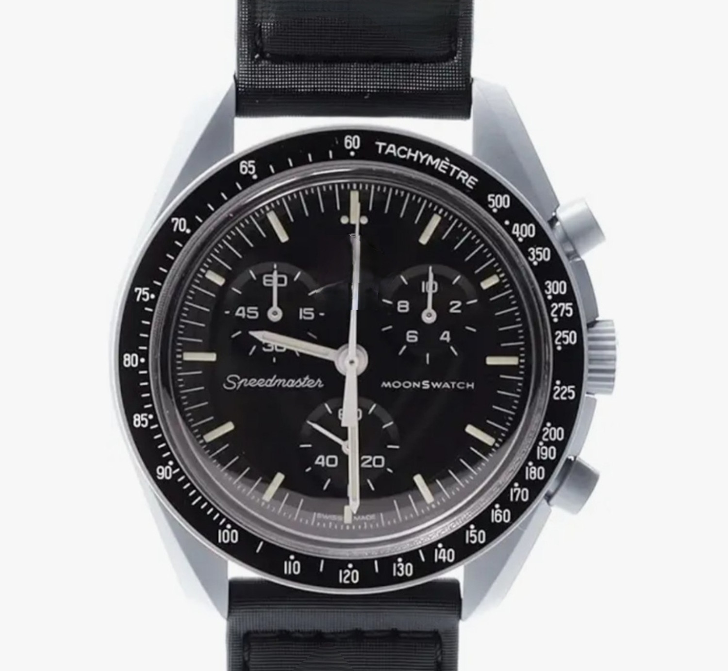 Image of Fiveyearwarrant Mission moon swomega5 Missions Analog Watch - For Men