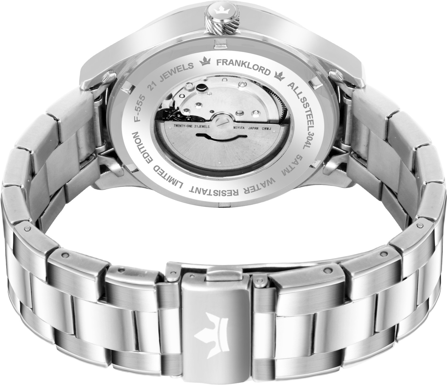 Image of FRANKLORD Rudra Luxury Regal Sapphire Analog Watch - For Men