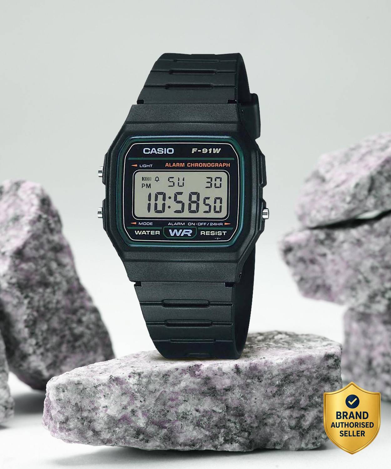 CASIO F-91W-3DG Youth Digital Watch