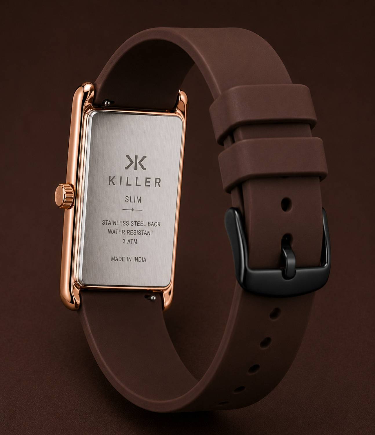 KILLER Brown Slim Dial Analog Watch - Men - Image 5