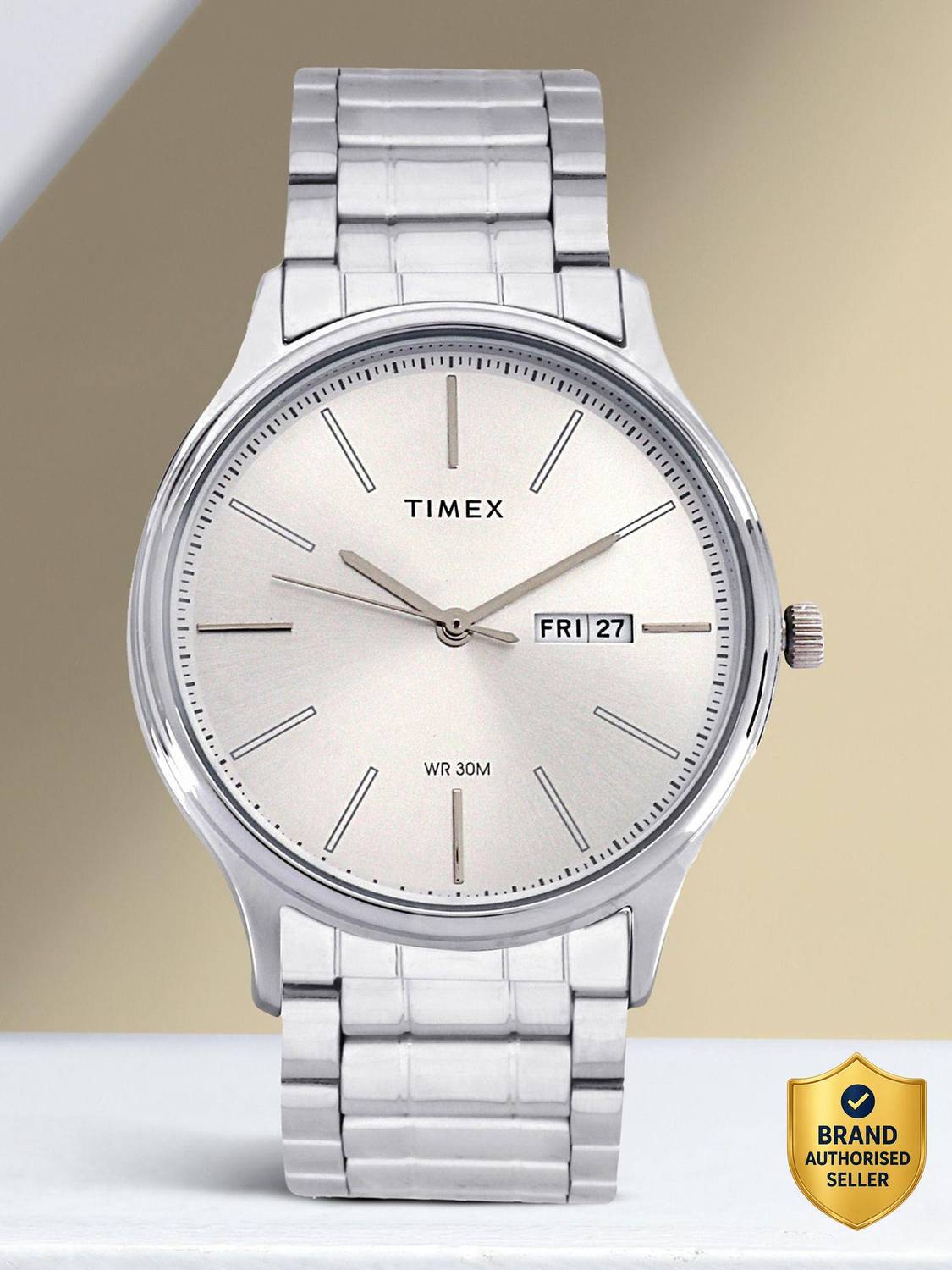 TIMEX TW00ZR254 Silver Dial Analog Watch for Men
