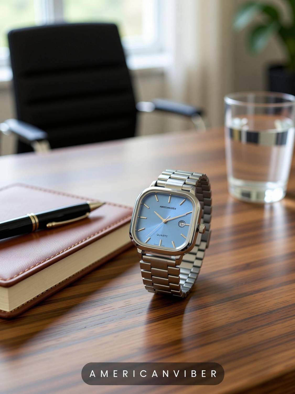 Americanviber AVM0031 Sky Blue Dial Men's Watch - Image 2