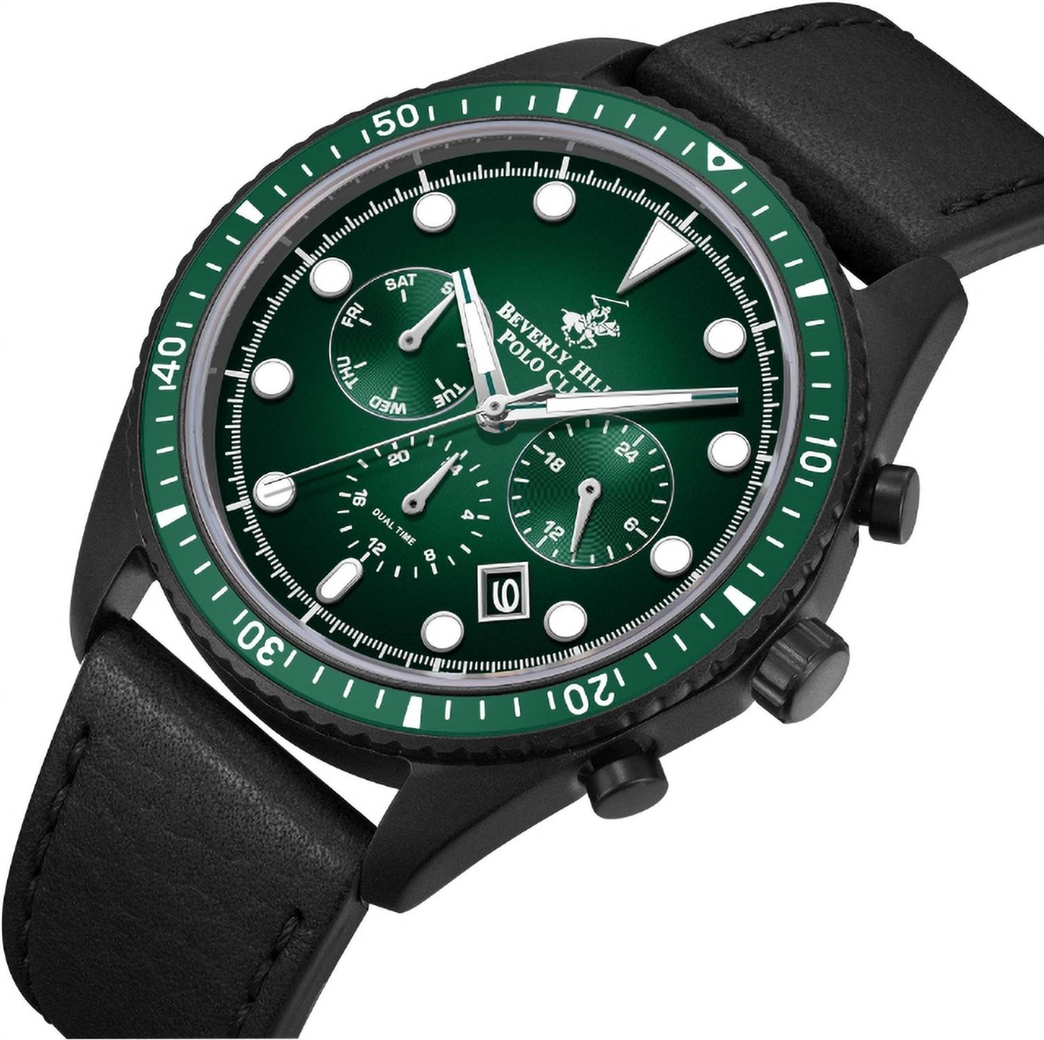 Beverly Hills Polo Club Men Dark Green Watch BP5027Y.671 - Image 3