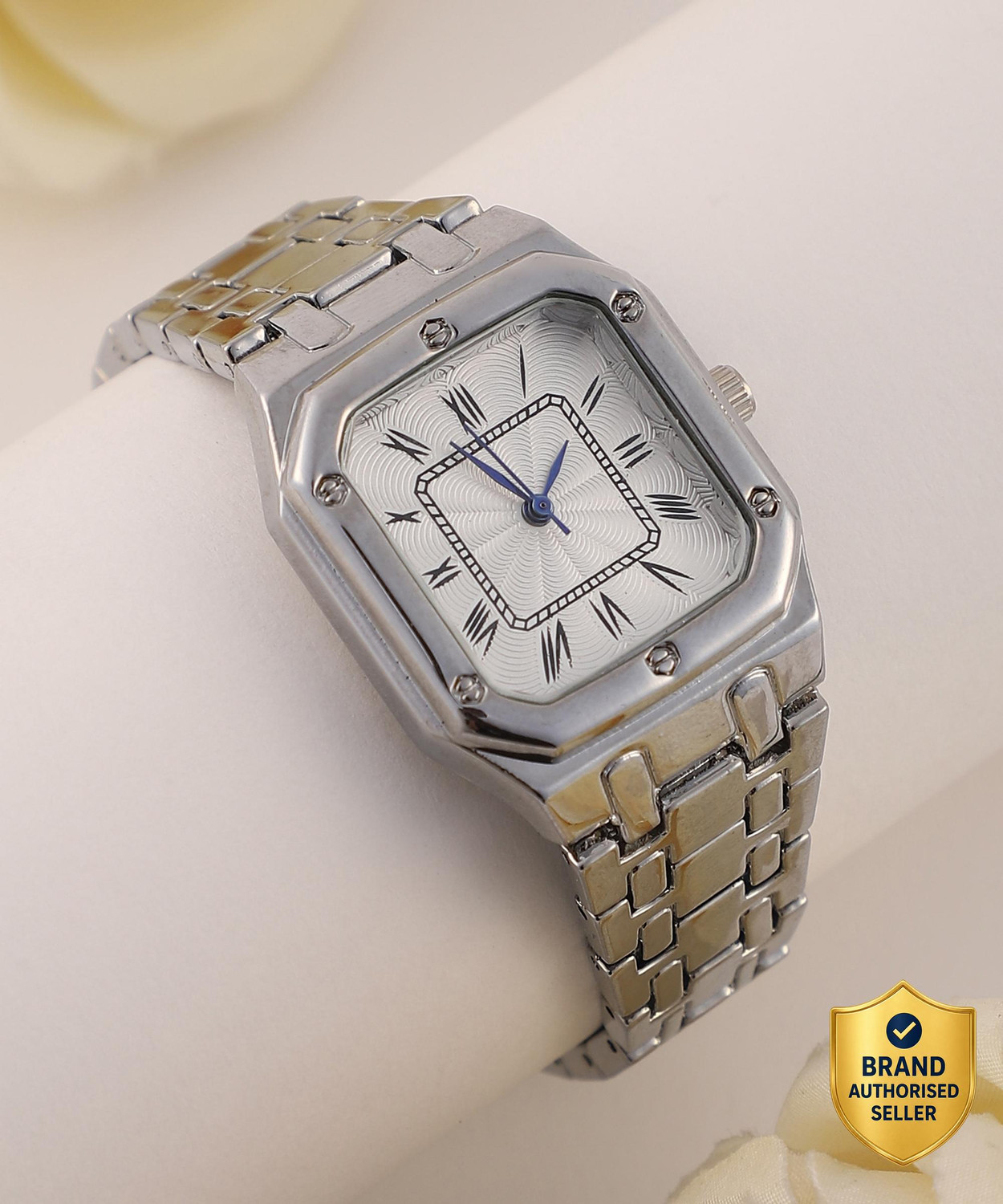 Image of Haute Sauce The Torque Roman Square Watch Analog Watch - For Women
