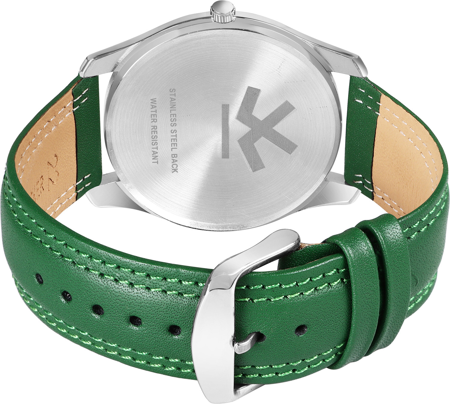 Image of WROGN WR-6602-Green Big Dial Analog Watch - For Men