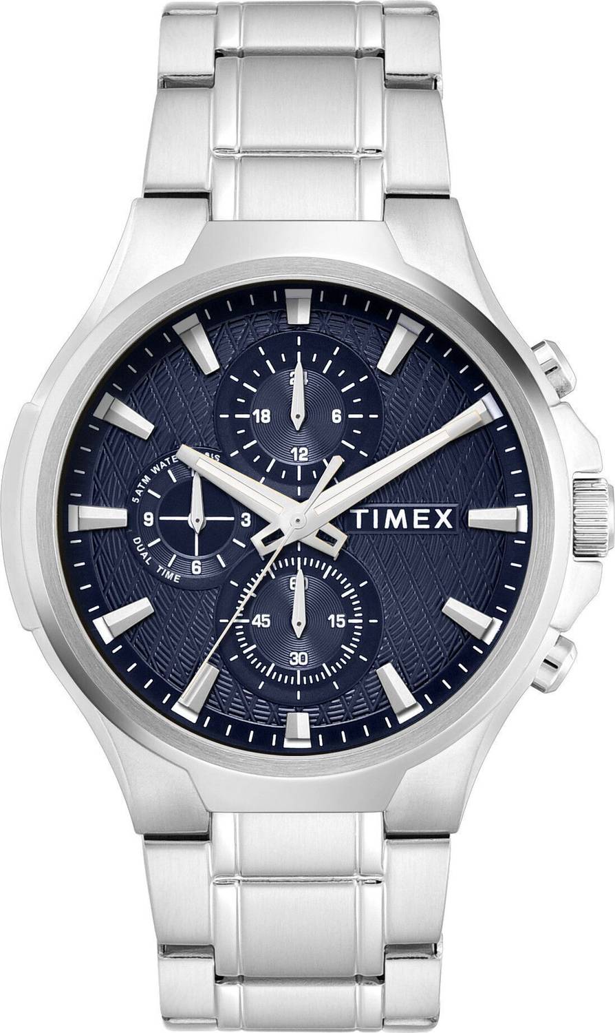 TIMEX Dual Time Blue Dial Analog Watch - For Men - Image 2
