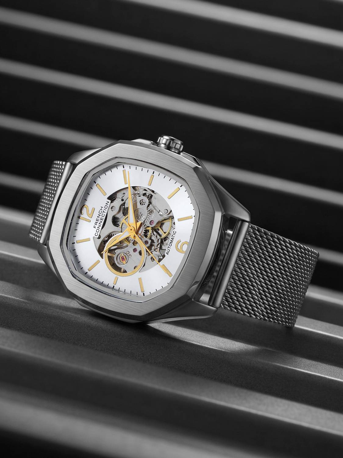 French Connection FCA39SM Silver Automatic Watch - Men - Image 3