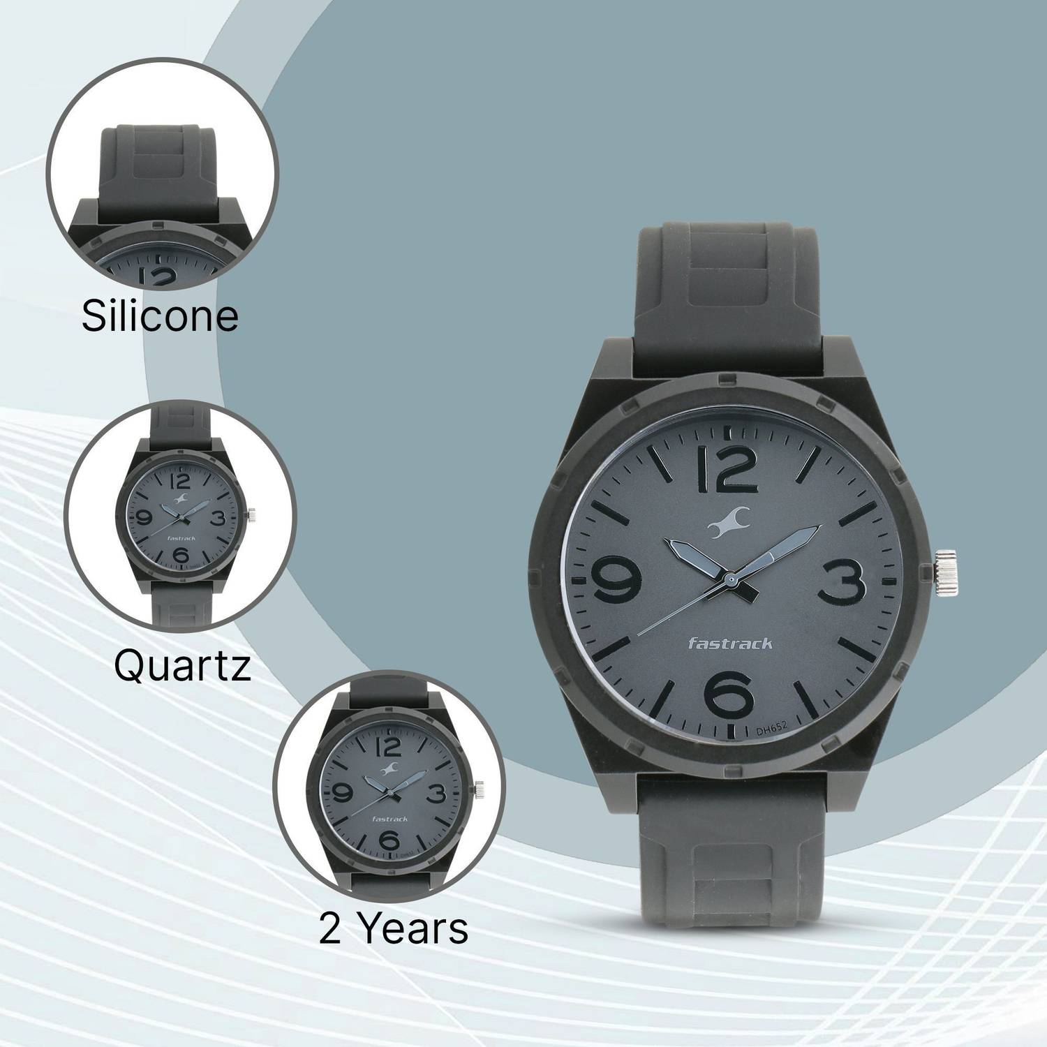 Fastrack NT38040PP01 Grey Dial Men's Watch - Image 3