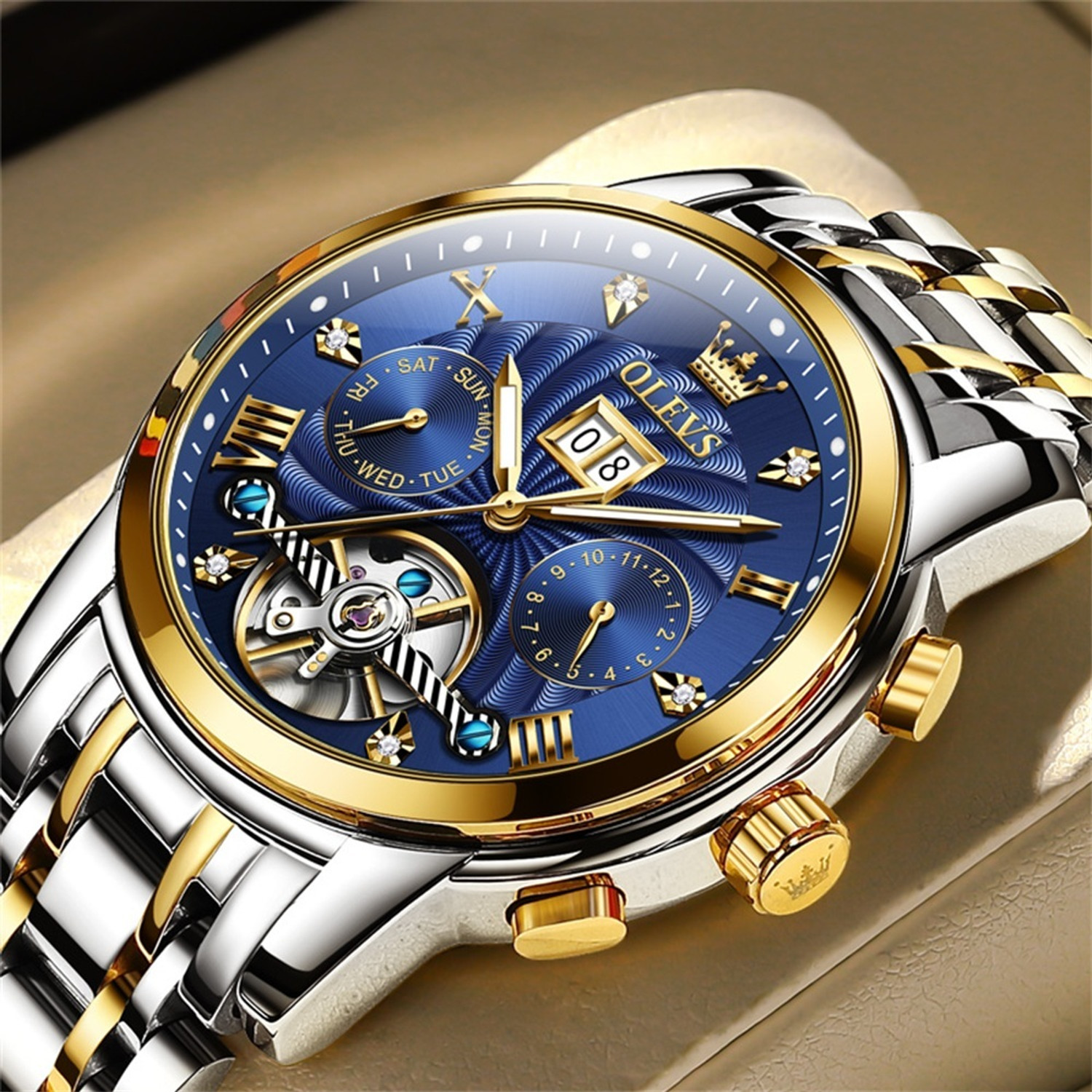 Image of OLEVS OL9910M-4 Analog Watch - For Men