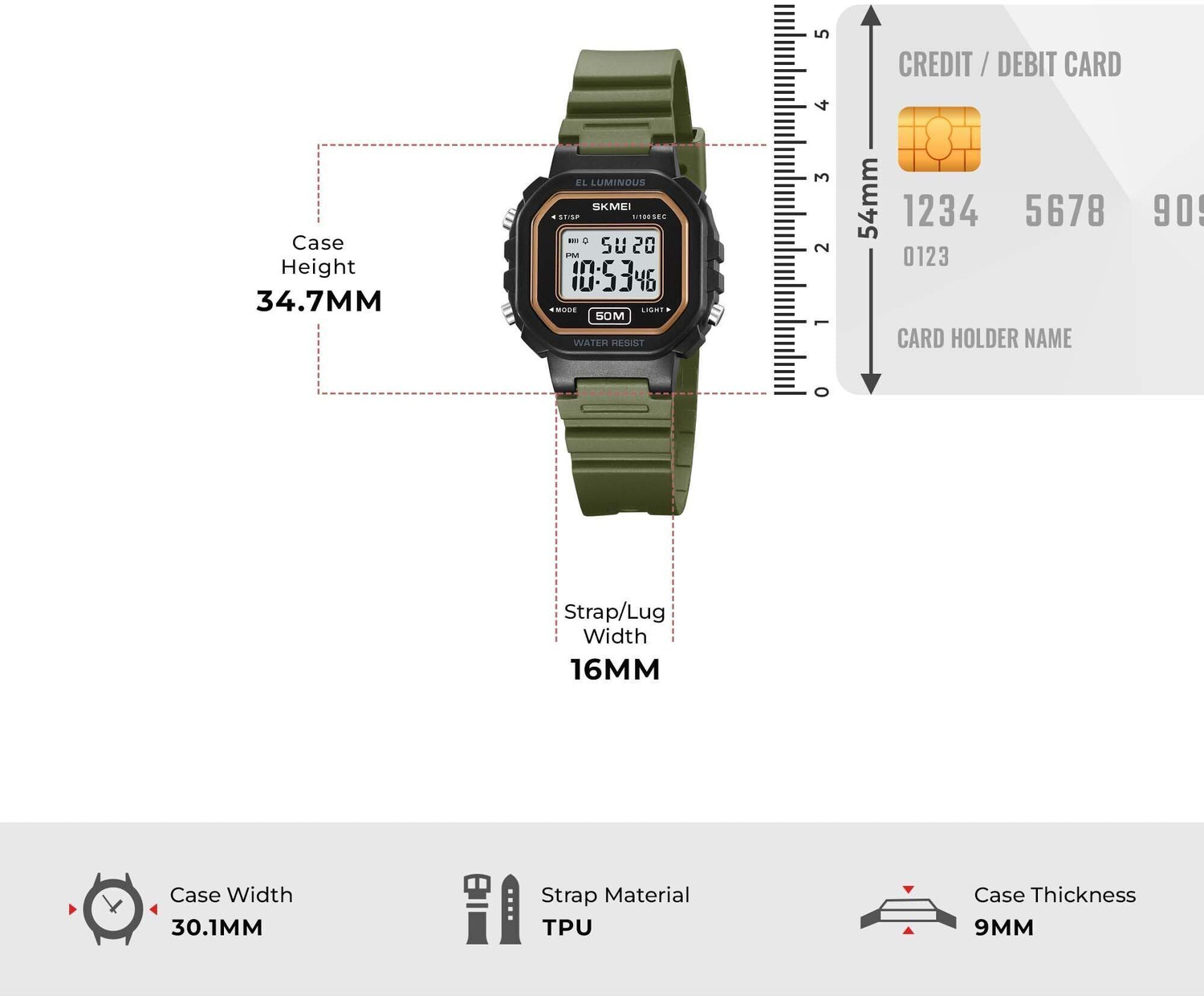Image of SKMEI 2326AG Skmei Digital Watch - For Boys & Girls