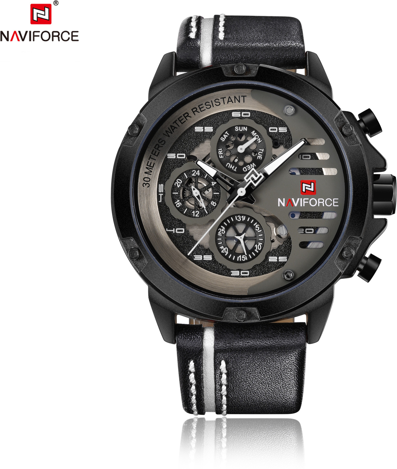 Image of NAVIFORCE NAVIFORCE 9110 NF9110 Analog Watch - For Men