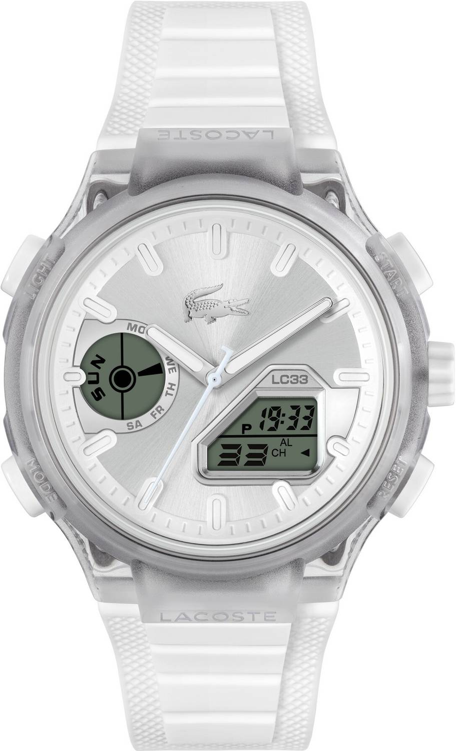 Lacoste LC33 Qtz Basic Silver Men's Watch - Image 1