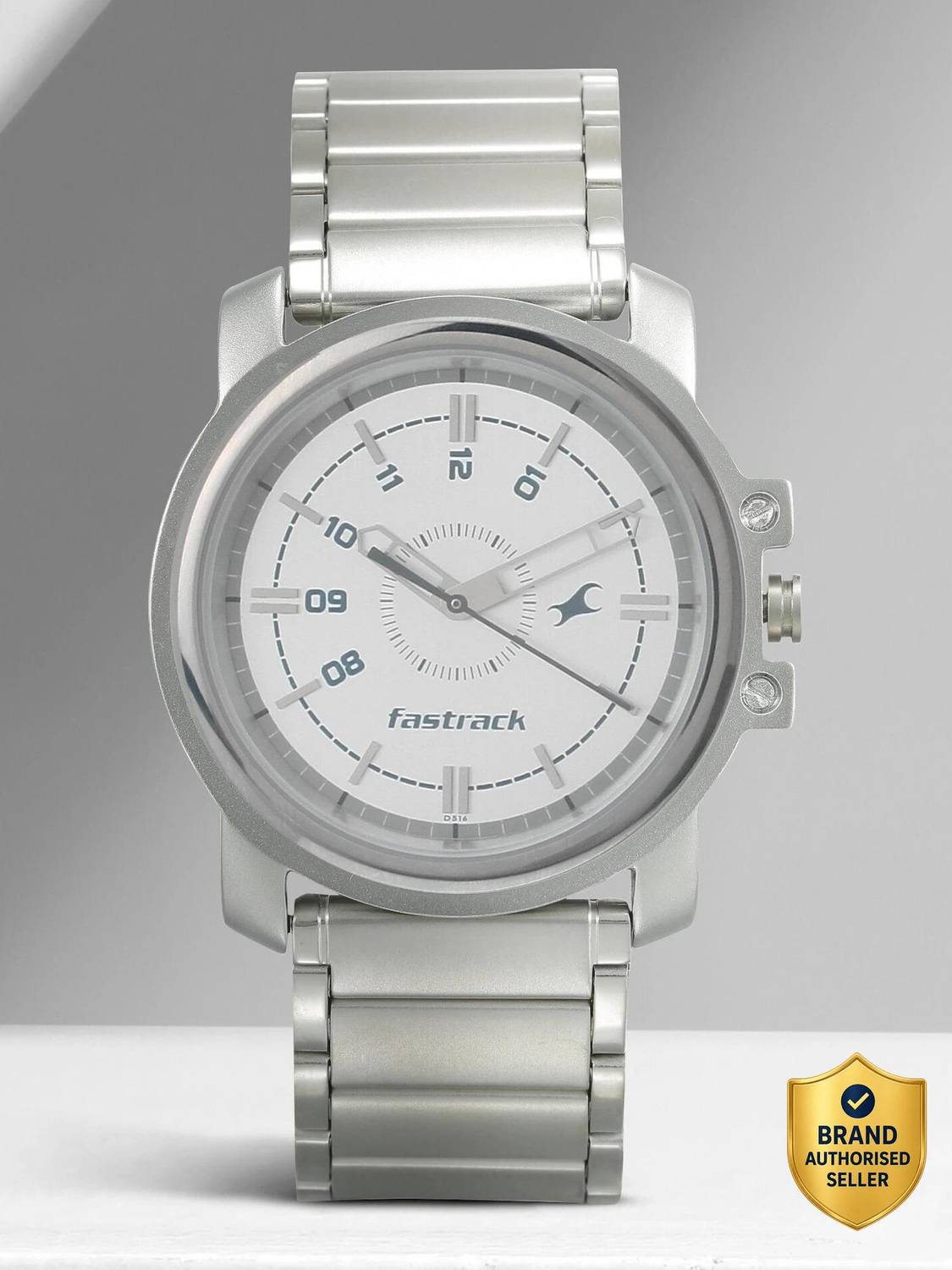 Fastrack NP3039SM01 Silver Dial Analog Watch - Men - Image 1