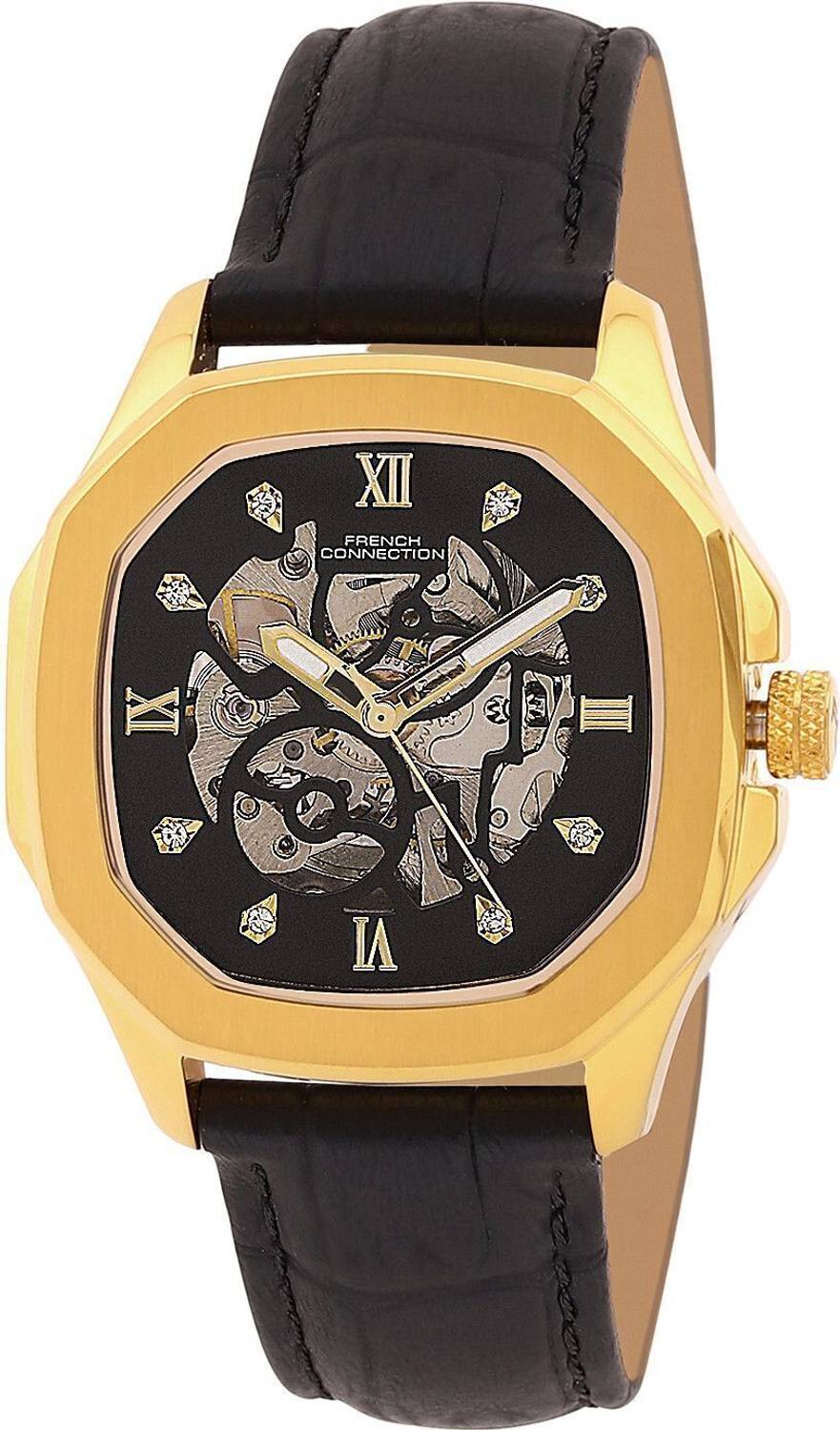 French Connection Automatic Black Dial Watch - Women - Image 5