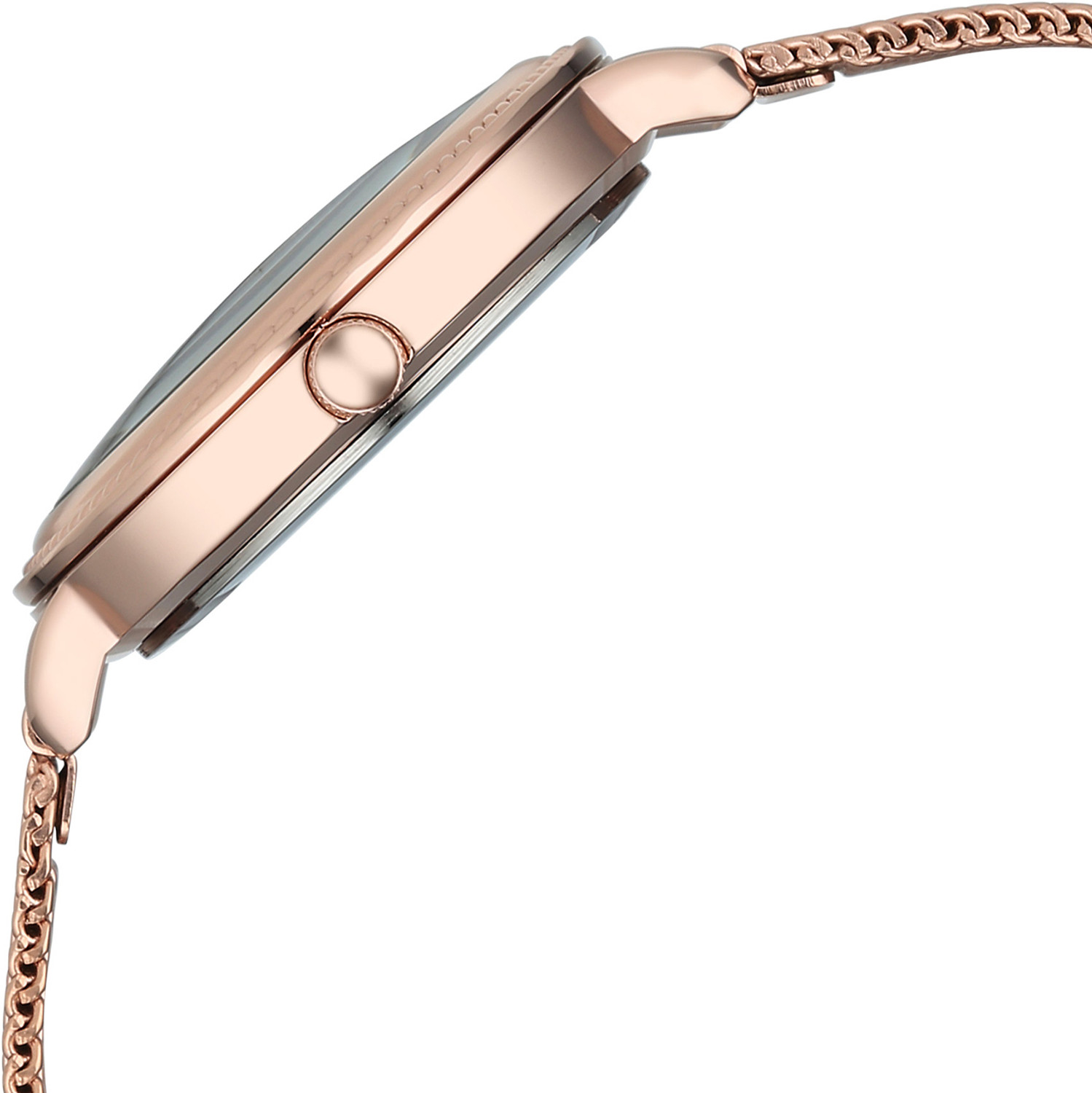 Image of Fastrack Stunners X Fastrack Stunners X Quartz DBlue Dial Rose Gold Stainless steel Strap Analog Watch - For Men