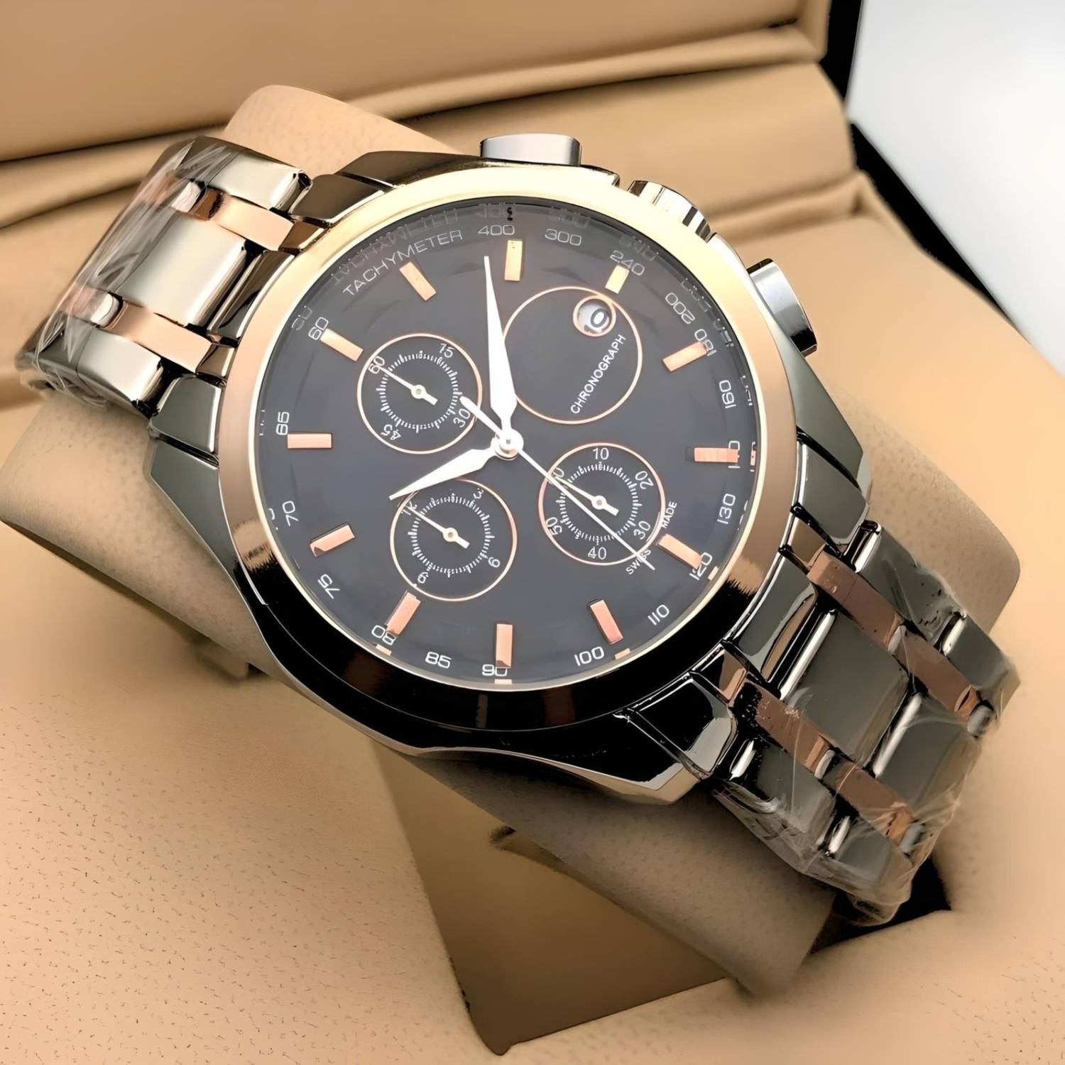 AEKDO TST Men's Fashion Watch – Round Dial, Adjustable Strap, Comfortable Fit Analog Watch Analog Watch  - For Men