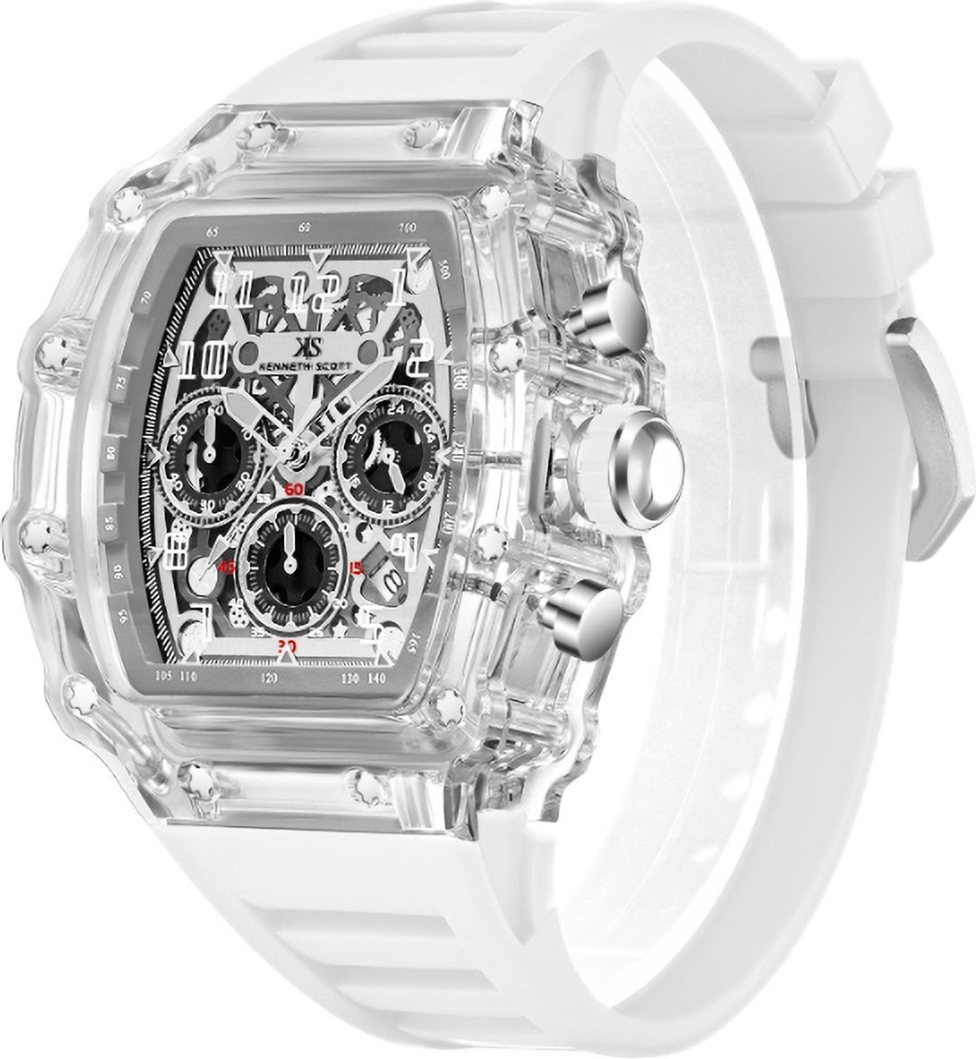Image of Kenneth Scott Kenneth Scott Multi Function Analog Watch - For Men